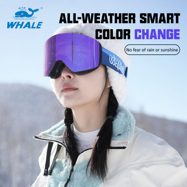Snow-5454 snow goggles Effective anti-UV anti fog ski goggles