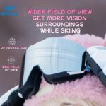 Snow-6000 adult ski goggles Whole day snow goggles Anti-fog Anti-UV eye protection - Image 4