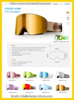 Snow-6100 Snow goggles direct send from USA price included sending cost try to place order to injoy your ski sports - Image 10