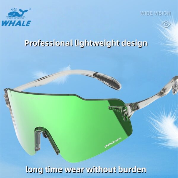 Ultra-light color-changing riding goggles