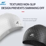 CAP1200 WHALE professional silicone swim cap large and comfortable hot selling - Image 3