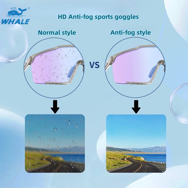 WHALE sports cycling goggles
