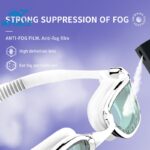 NM-17000 Adult Swim Goggles Elevate Your Swim adjustable silicone strap - Image 3