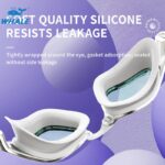 NM-17000 Adult Swim Goggles Elevate Your Swim adjustable silicone strap - Image 4