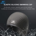 CAP1200 WHALE professional silicone swim cap large and comfortable hot selling - Image 6