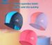 Colorful silicone swim caps