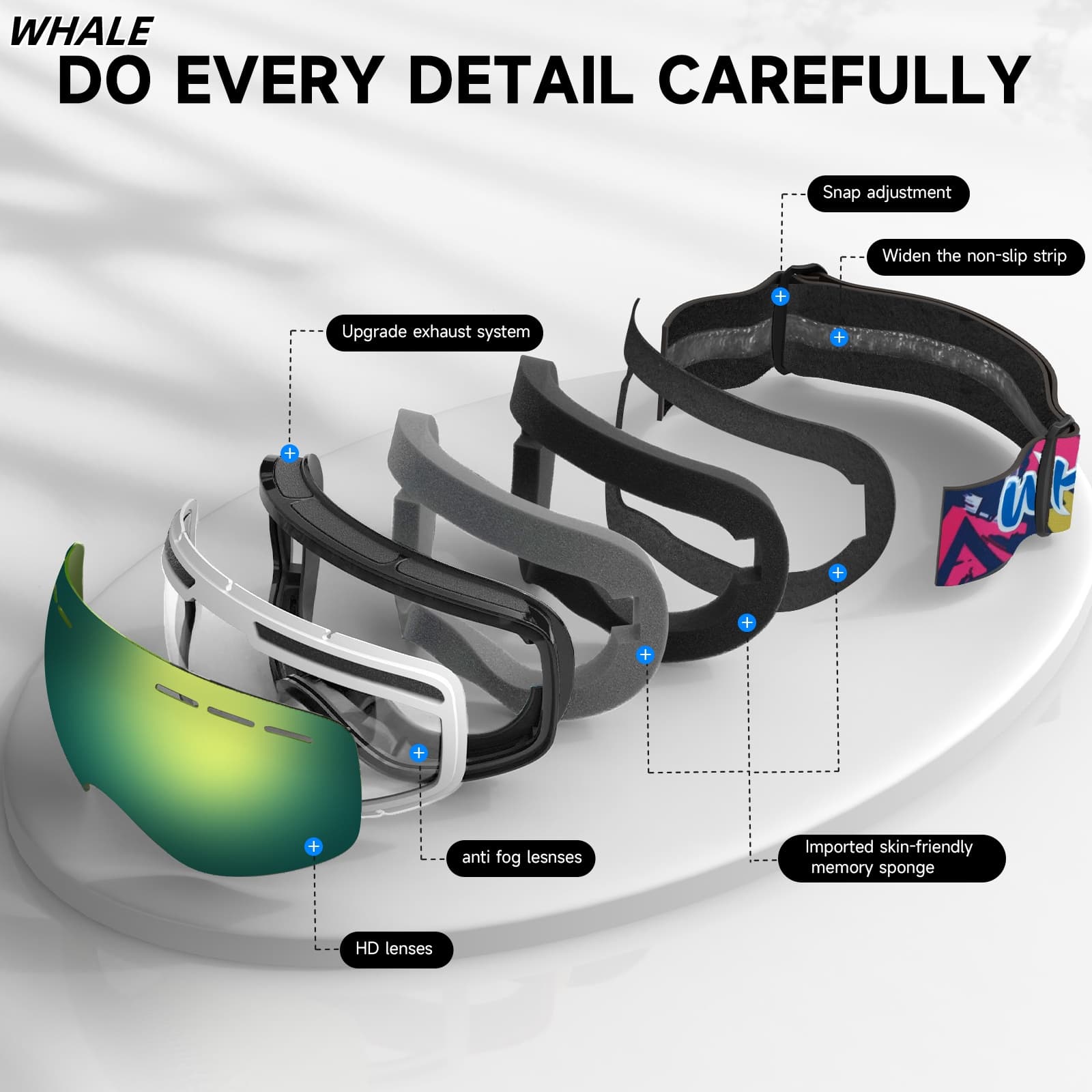 Low light yellow lens goggles