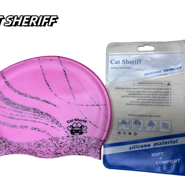 Extra-Large Swim Cap, Featuring A Durable Silicone Strap and Waterproof Ear Design, Suitable for Long Hair, Thick Curly Hair and African Braids